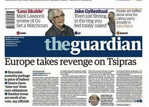 Guardian: «Η Ευρώπη παίρνει εκδίκηση από τον Τσίπρα» - Media