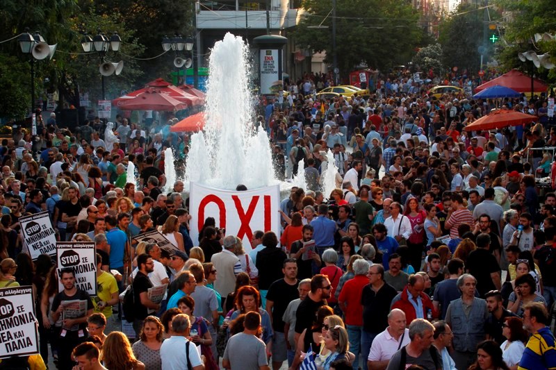 Υπέρ του «όχι» στο δημοψήφισμα τα κόμματα της ισπανικής αριστεράς - Media