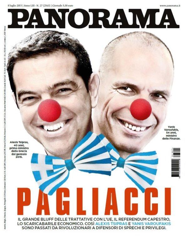 «Παλιάτσοι» ο Τσίπρας και ο Βαρουφάκης - Media