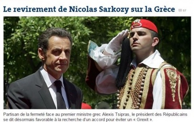 Le Monde: Στροφή του Νικολά Σαρκοζί στο θέμα της Ελλάδας - Media