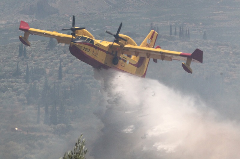 Καλύτερη η εικονα στο πύρινο μέτωπο της Σταμάτας - Media