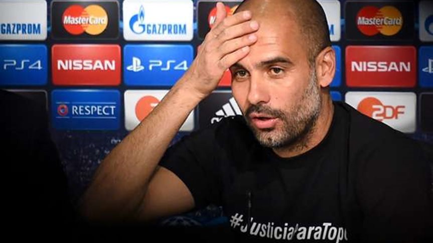 Σάλος στην Ισπανία με τη... μπλούζα του Γουαρδιόλα (photo) - Media