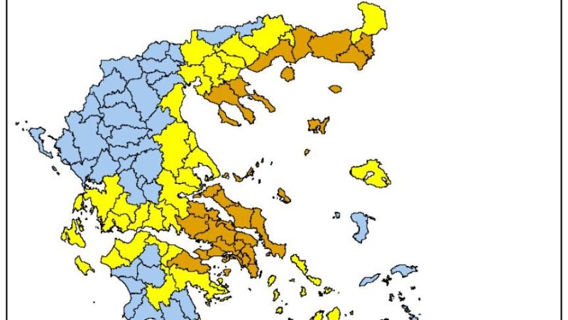 Πολύ υψηλός ο κίνδυνος πυρκαγιάς σήμερα σε όλη την χώρα - Media