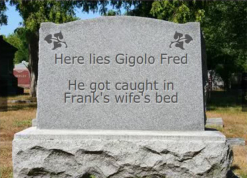 Ακόμη και ο θάνατος θέλει χιούμορ- Δείτε ταφόπλακες που θα σας κάνουν να γελάσετε  (Photos) - Media