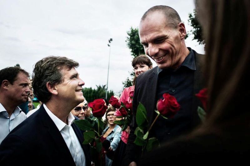 Ο Βαρουφάκης, οι αντάρτες του Ολάντ, το ευρωπαϊκό Plan B και η υποδοχή σταρ - Media