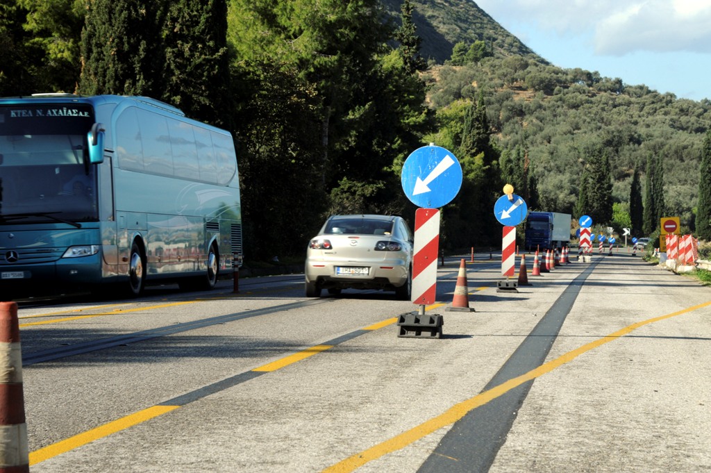 Έκτακτες κυκλοφοριακές ρυθμίσεις στη νέα εθνική οδό Κορίνθου-Πατρών - Media