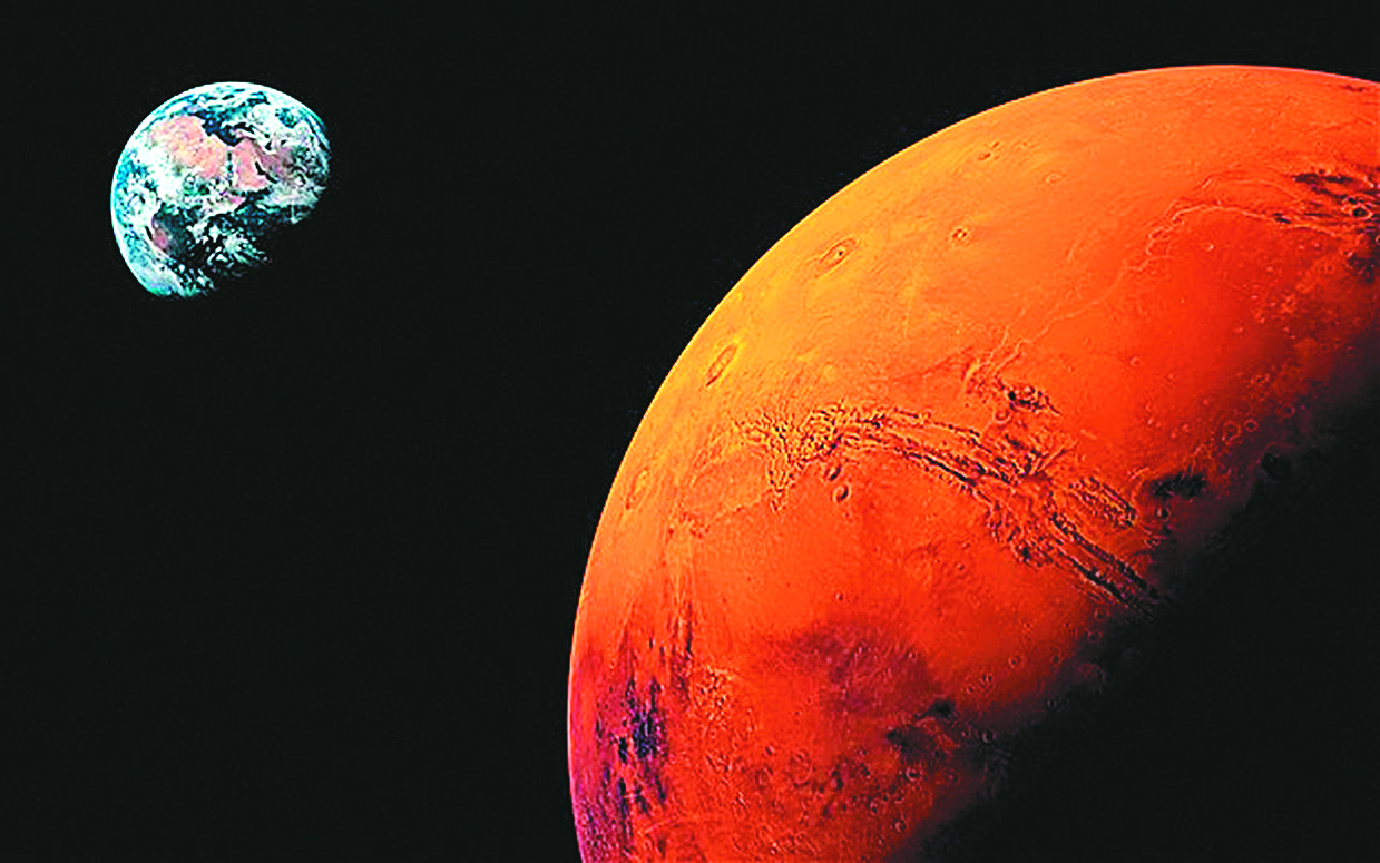 Μυστηριώδης πράσινη λάμψη εντοπίστηκε στην ατμόσφαιρα του Άρη - Τι σημαίνει - Media