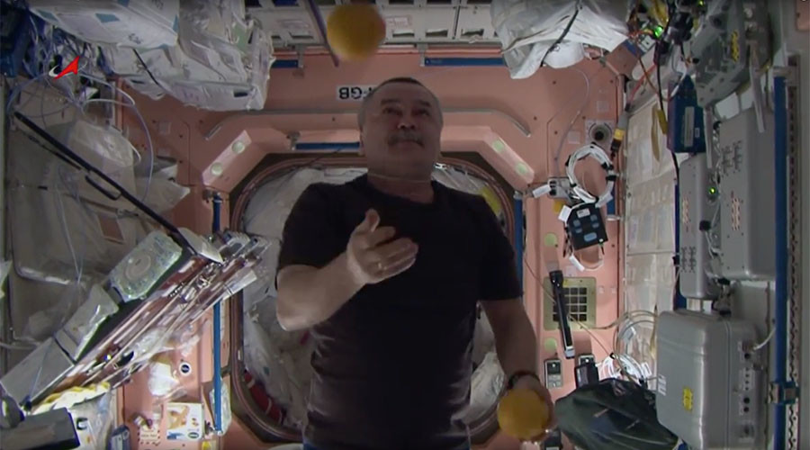 Οι Ρώσοι κοσμοναύτες βαρέθηκαν και έκαναν «τσίρκο» τον Διεθνή Διαστημικό Σταθμό (Video) - Media
