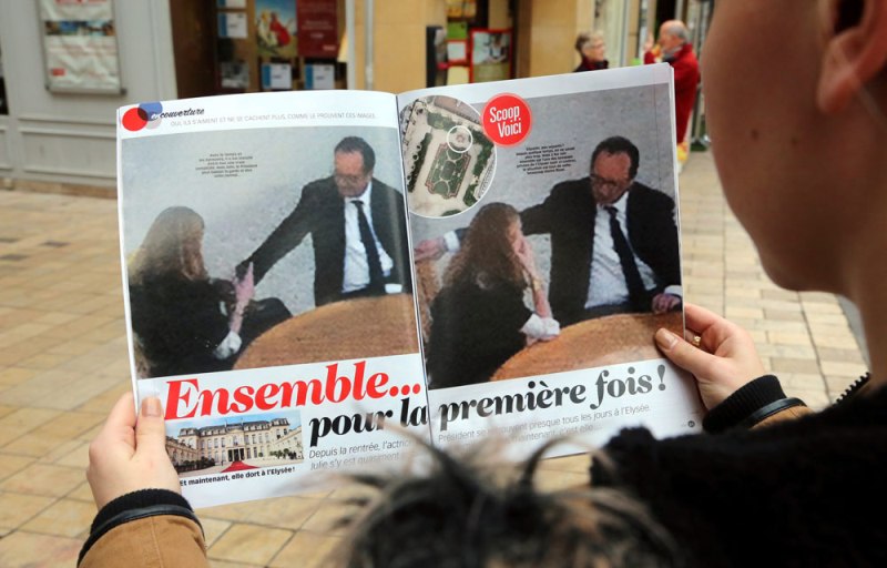 Πρόστιμο 1500 ευρώ σε δύο περιοδικά για δημοσίευση φωτογραφιών Ολάντ και Γκαγιέ - Media