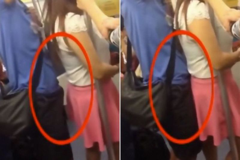 Κάμερα καταγράφει άνδρα μέσα στο Μετρό, που έτριβε τον καβάλο του σε ανυποψίαστη κοπέλα (Video) - Media