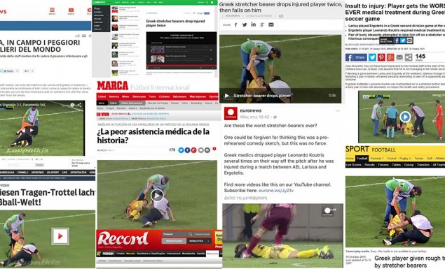 Διεθνώς ρεζίλι για την «κωμωδία» με τους τραυματιοφορείς της Λάρισας! (Photos) - Media