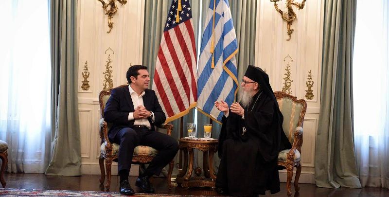 Η συνάντηση Τσίπρα-Αρχιεπισκόπου Αμερικής Δημητρίου (Photos) - Media