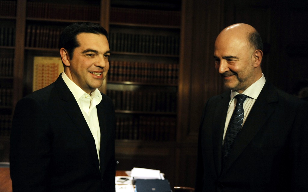 Συνάντηση Τσίπρα με τον Πιερ Μοσκοβισί - Media