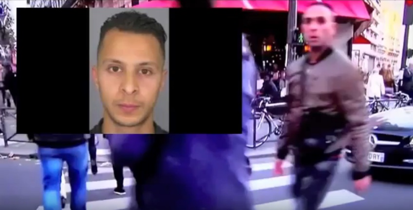 Βίντεο με τον μακελάρη του Παρισιού Αμπντεσλάμ Σαλάχ (;) να περπατά στην πόλη μετά την επίθεση - Media