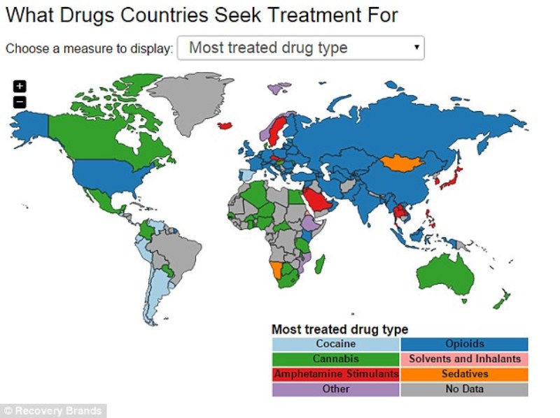 Ο παγκόσμιος χάρτης των ναρκωτικών – Τι ναρκωτικά παίρνουν σε κάθε χώρα; Τι συμβαίνει στην Ελλάδα; - Media