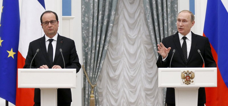Πούτιν-Ολάντ: Συνεργασία για το στρατιωτικό χτύπημα του «Ισλαμικού Κράτους» - Media