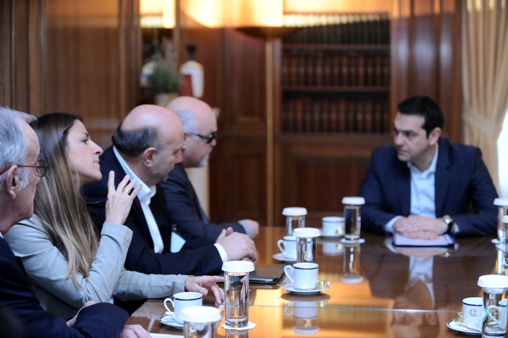 Συνάντηση Τσίπρα με τους εκπροσώπους της ΕΣΑμεΑ - Media