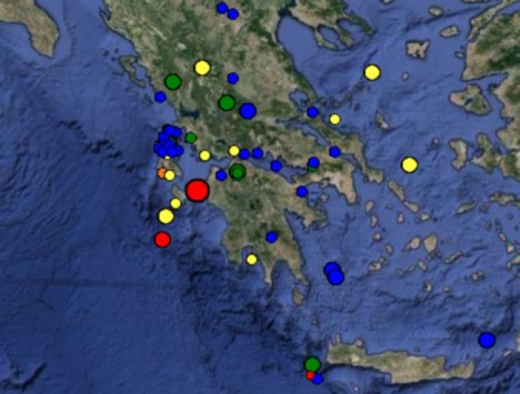 Σεισμός 4,6 Ρίχτερ στην Κυλλήνη ταρακούνησε τη Δυτική Ελλάδα - Media