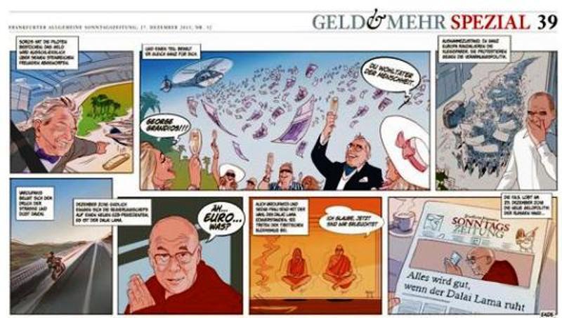 Γερμανικό κόμικ με πρωταγωνιστή τον Βαρουφάκη ως πρόεδρο της ΕΚΤ (Σκίτσα) - Media