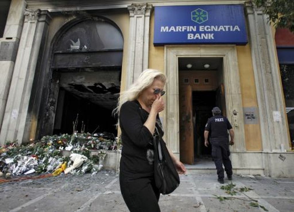 Βορίδης για Marfin: Aναρχικοί και ακροαριστεροί πέταξαν τις μολότοφ - Media