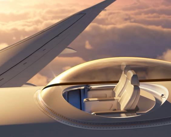 Πώς θα είναι η Business Class του μέλλοντος - Πανοραμική θέα 360 μοιρών στους αιθέρες (Video) - Media