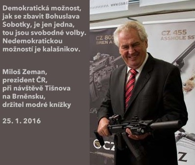 Τσέχος πρόεδρος κατά πρωθυπουργού :  «Μια μη δημοκρατική λύση είναι το καλάσνικοφ.» - Media