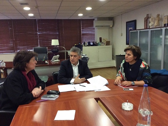 Συνάντηση της Γενικής Γραμματέα Ισότητας των Φύλων με τον Πρόεδρο της Ένωσης Περιφερειών Ελλάδος - Media