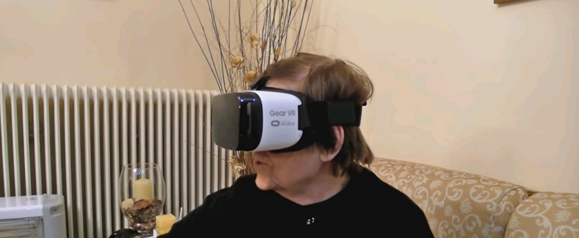 Γιαγιά δοκιμάζει τα γυαλιά εικονικής πραγματικότητας του εγγονού της για πρώτη φορά (Video) - Media