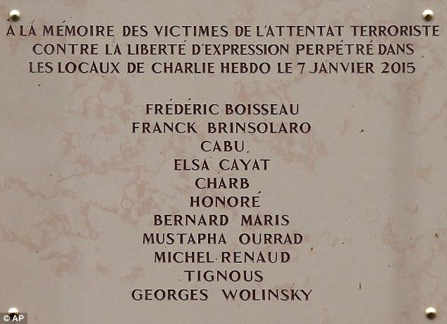 Ατόπημα από τα λίγα: Έγραψαν λάθος το όνομα νεκρού του Charlie Hebdo στην τιμητική πλακέτα… - Media