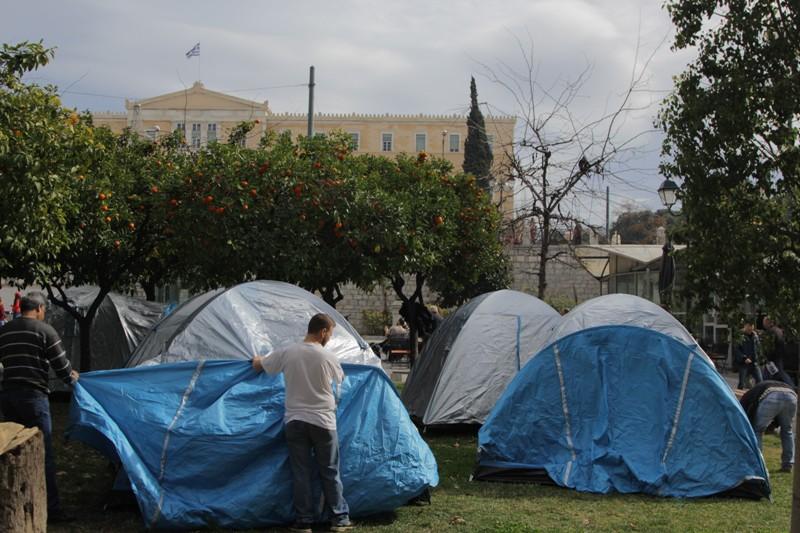 Αγρότες έστησαν αντίσκηνα στο Σύνταγμα (Photos) - Media