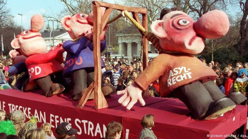 Η Μέρκελ ο Τσίπρας ως... Δίας, ο Πούτιν και ο Ερντογάν «πρωταγωνιστούν» στο γερμανικό καρναβάλι - Media