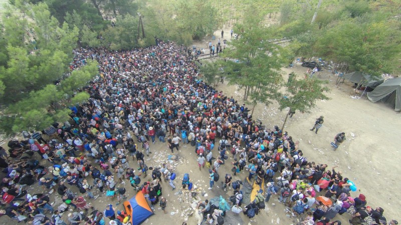 5.000 πρόσφυγες εγκλωβισμένοι στην Ειδόμένη - Media