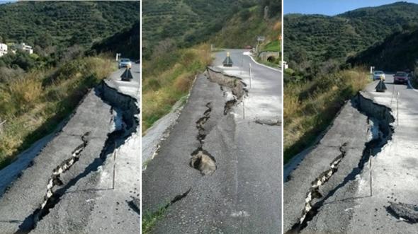 Σητεία: Άνοιξε η γη στα δύο! (Photos) - Media