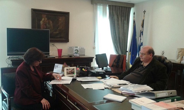 Συνάντηση της Γενικής Γραμματέα Ισότητας Φύλων με τον Υπουργό Παιδείας, Νίκο Φίλη - Media