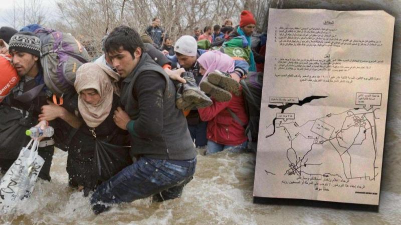 Bild: Μυστήριο με το φυλλάδιο στους πρόσφυγες της Ειδομένης - Τι σχέση έχει Γερμανός πολιτικός; - Media