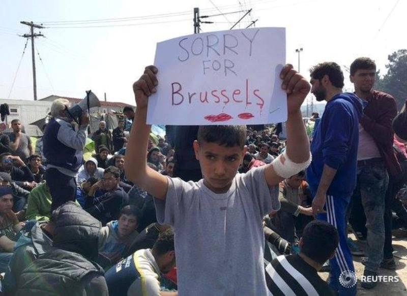 Το μήνυμα του προσφυγόπουλου από την Ειδομένη για τις Βρυξέλλες - Media
