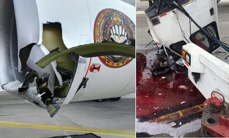 Το αεροσκάφος των Iron Maiden συγκρούστηκε με... φορτηγό στη Χιλή (Photos) - Media