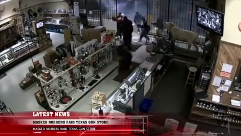 10 μασκοφόροι ληστές διέρρηξαν κατάστημα με όπλα στο Τέξας (Video) - Media