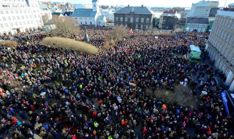 Οι Ισλανδοί δεν ικανοποιούνται με την παραίτηση του πρωθυπουργού-Ζητούν παραίτηση ολόκληρης της κυβέρνησης - Media