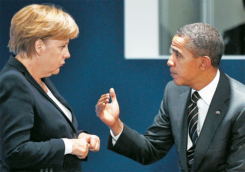 Παρέμβαση Ομπάμα στη Μέρκελ για προσφυγικό και οικονομική κρίση - Media
