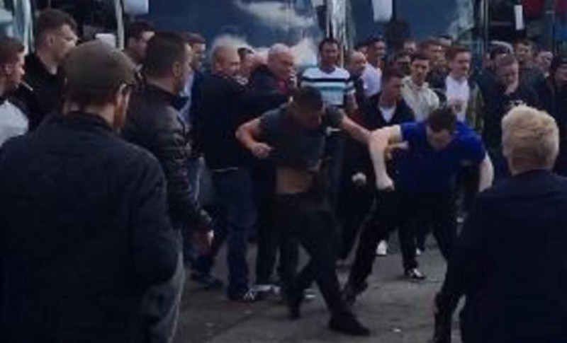 Ξύλο πριν από το «Γούεμπλεϊ» (Video) - Media