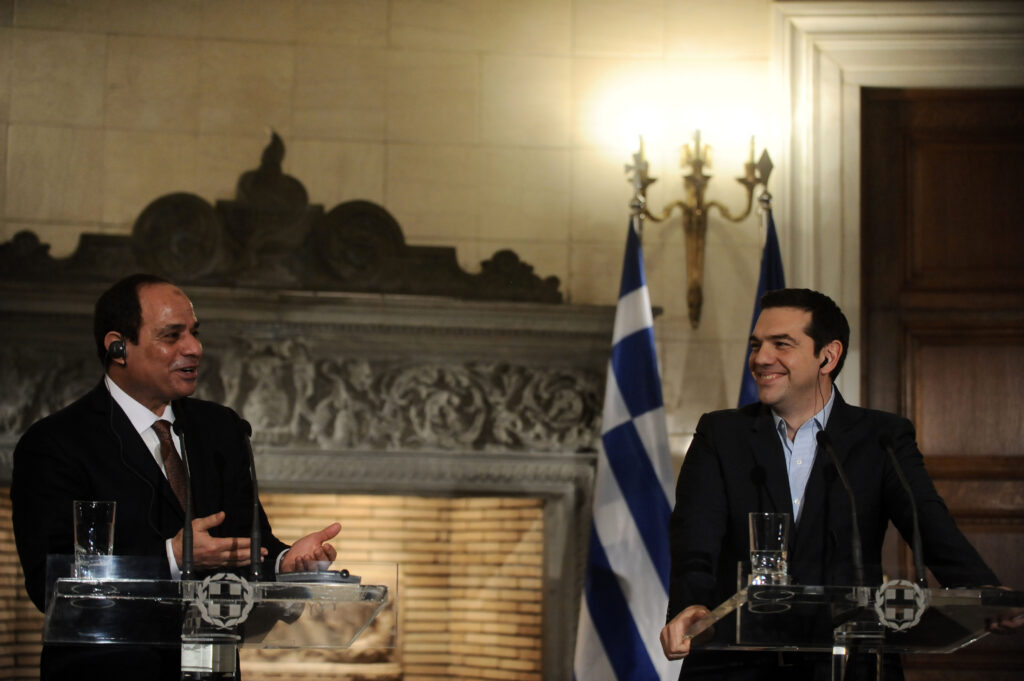 Τηλεφωνική επικοινωνία Τσίπρα - Αλ Σίσι - Media