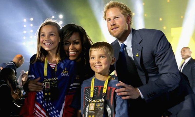 O πρίγκιπας Χάρι και η Μισέλ Ομπάμα στην τελετή έναρξης των αγώνων «Invictus» (Photos) - Media