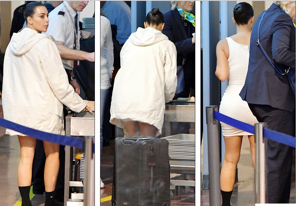 Η Κιμ Καρντάσιαν κυκλοφορεί τις… κακόγουστες κάλτσες της στο αεροδρόμιο (Photos) - Media