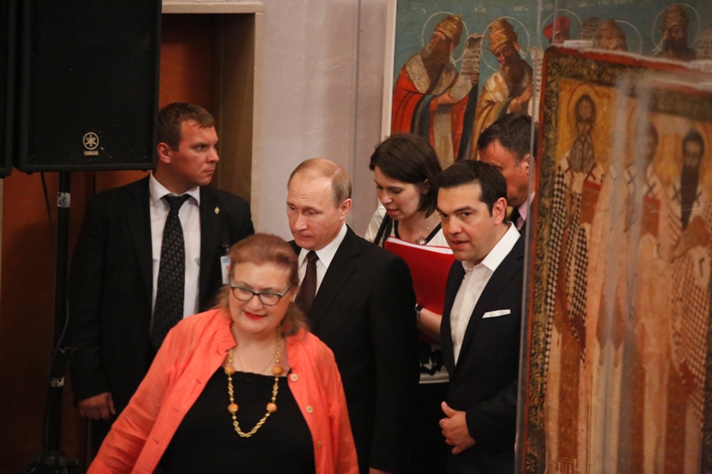 Ποια αγιογραφία εντυπωσίασε τον Βλαντιμίρ Πούτιν στο Βυζαντινό Μουσείο; (Photos) - Media