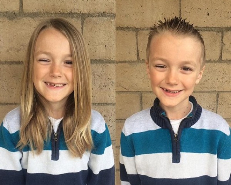 Αγοράκι που μάκραινε τα μαλλιά του για να τα δωρίσει σε παιδάκια με καρκίνο, διαγνώστηκε με καρκίνο - Media