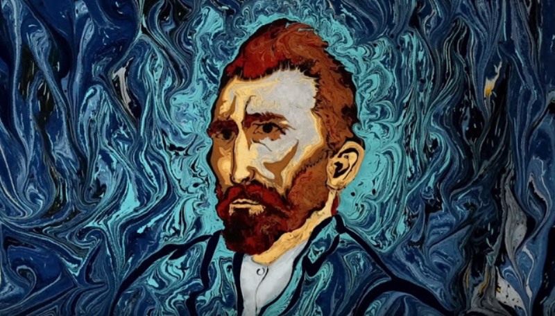 Μοναδικό: Ζωγραφίζει πίνακες του Βαν Γκογκ μέσα στο νερό (Video) - Media