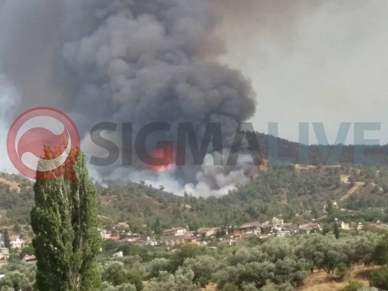 Εκκένωση τεσσάρων χωριών λόγω πυρκαγιάς στην Κύπρο (Photos - Videos) - Media