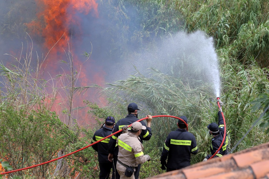 Υπό μερικό έλεγχο η πυρκαγιά στην Κνωσό - Media