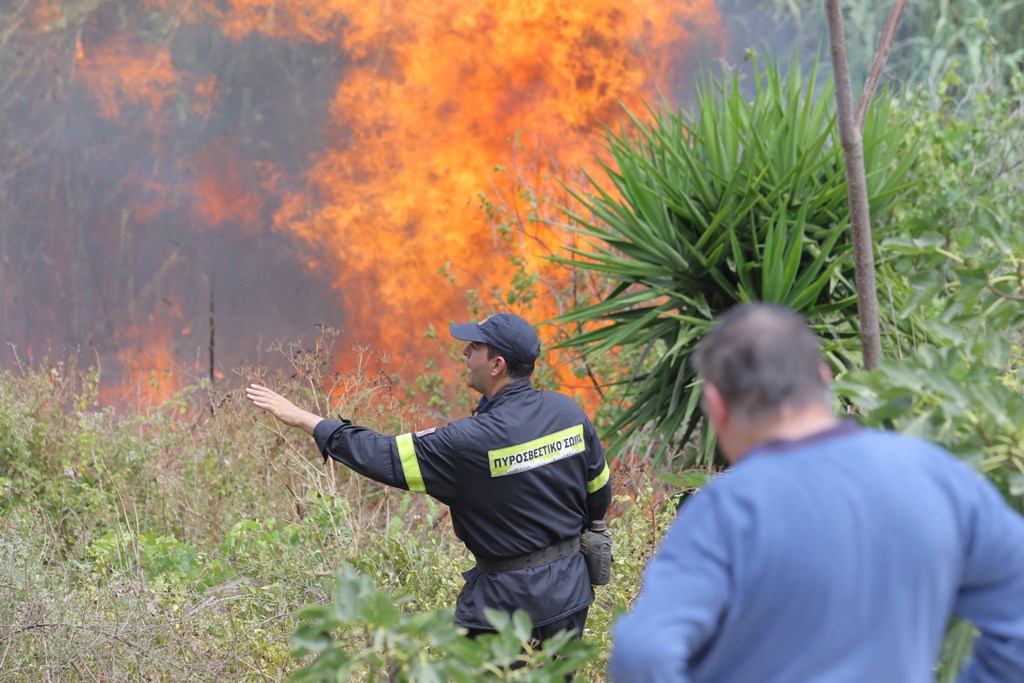 Πυρκαγιά στην Κνωσό: Κοντά στα ανάκτορα και σε σπίτια (Photos) - Media